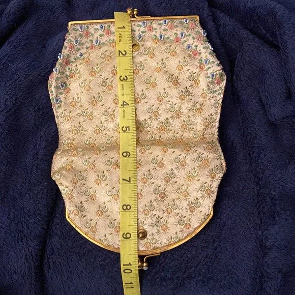 Vintage 60s Duizend-Gans Paris couture beaded clutch - Picture 14 of 16